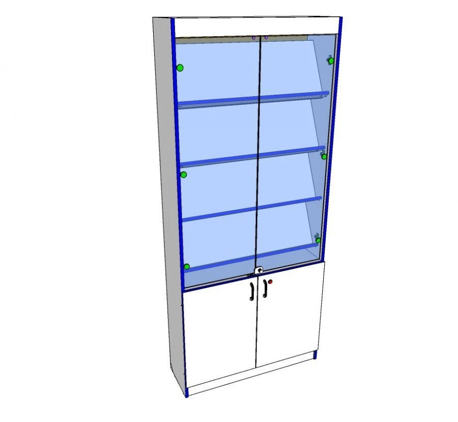 Витрина деревянная
