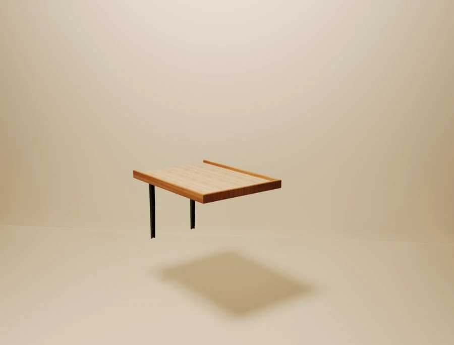 Судовая металлическая мебель. Стол откидной РБПГ