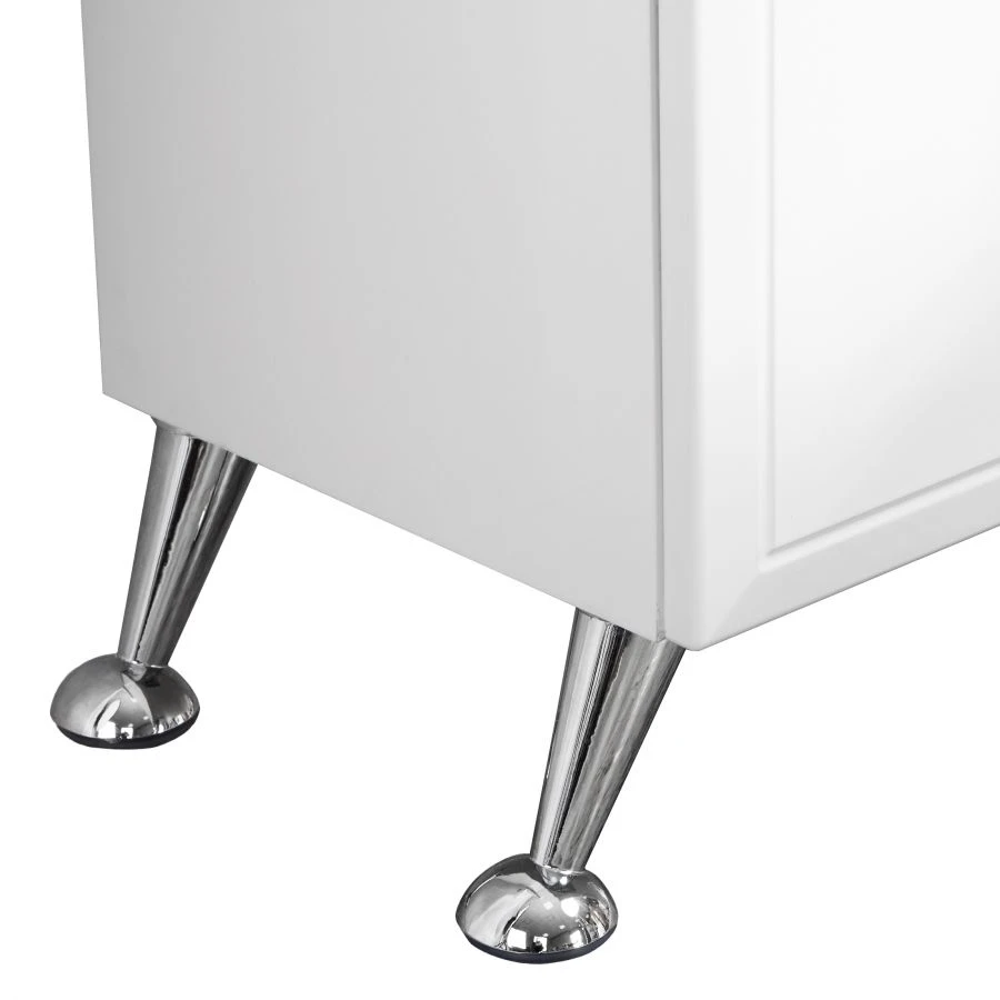 Тумба под раковину Aquaton Эмили 100 с бельевой корзиной белый 1A032001EM0101.A032.0.01E.M01.0