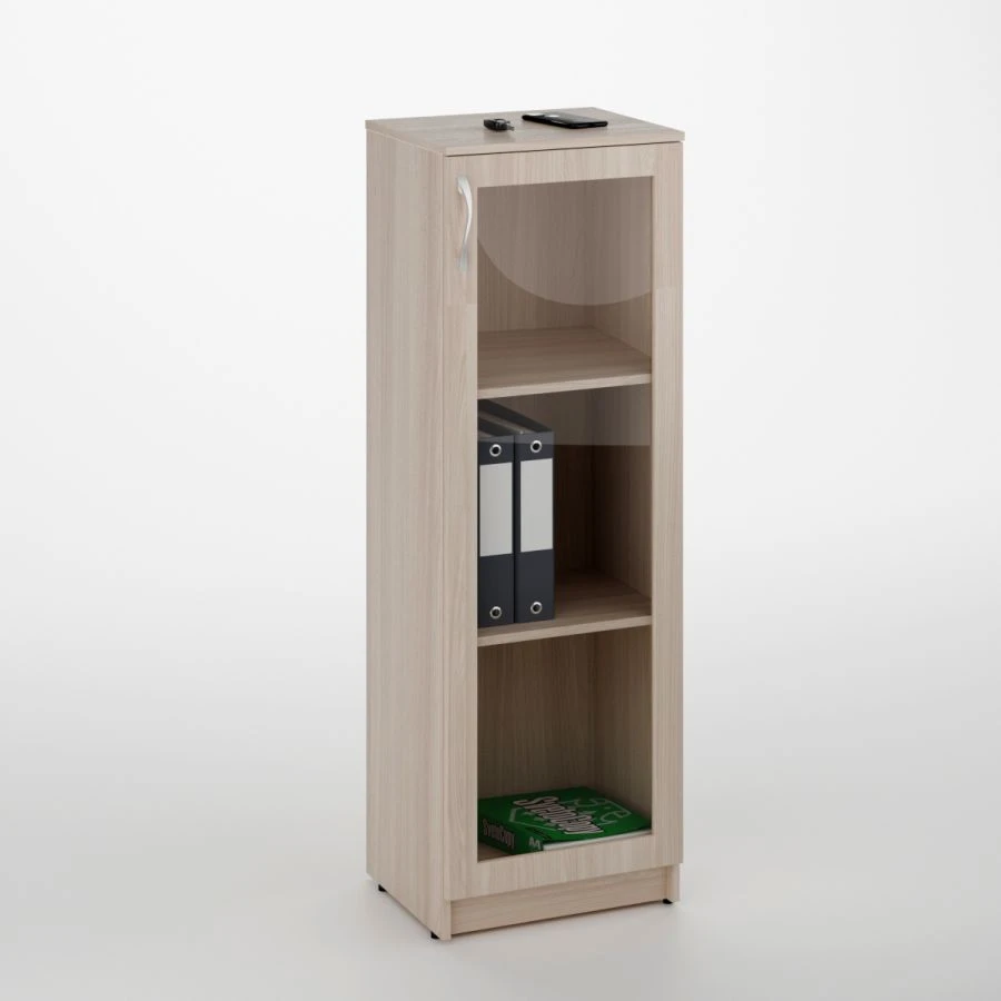 Шкаф низкий со стеклом.