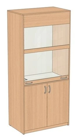 Шкаф вытяжной демонстрационный 820*550*2000 мм ШВДс