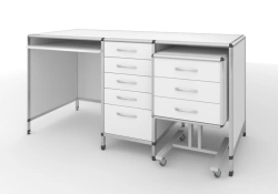 Dentist Workstation with Trolley Cabinet TC-4 RM-2
