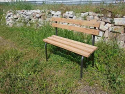 Outdoor Hard Bench 1500x350x450mm