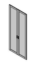 High MDF Doors for Office Furniture - "On Top" Set