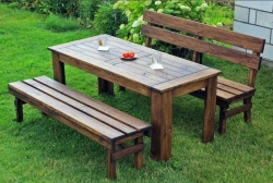 Wooden Garden and Cottage Furniture Set