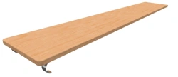 Wall-Mounted Inclined Board for Gymnastics Exercises