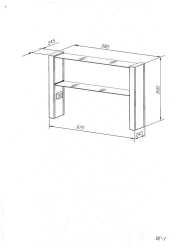 Desktop Shelf Stand, Series "PS