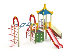 Children's Play Complex with Two Towers Model DIC 1.251