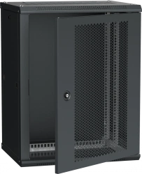 LINEA W 15U Wall-Mounted Cabinet, Perforated Door, RAL9005, LWR5-15U64-PF ITK