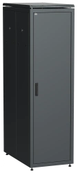 Network Cabinet 19" LINEA N 47U 600x1000 mm with Metal Front Door - Black