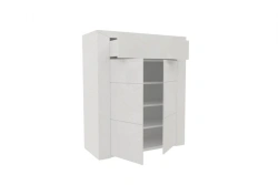 Brii TYP 20 White Gloss Storage Cabinet