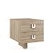 Wall-Mounted Cabinet with 2 Drawers Solid