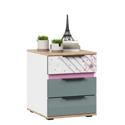 Urban Nightstand LD.528120.000 (White/Pink)