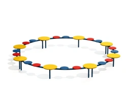 Circular Sports Complex SO 2.13 with Colorful Steps