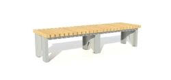 Outdoor Bench for Play Areas and Recreation - Romana 302.43.00