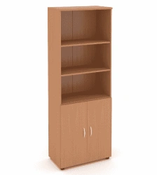 Semi-Open Wooden Wardrobe for Clothing Storage (770*370*2000)
