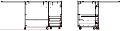 Sewing Table for Crafting and Sewing Machine Setup