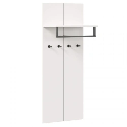 Wall-mounted coat rack (White) - Nord LD.454040.000