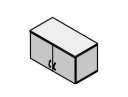 Wooden Office Antresol Furniture Set "Agat