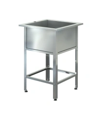 Stainless Steel Washing Sink VMS-C-1/400 (500x500x850)