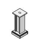 Wooden Flag Stand for Office - "Court" Furniture Set