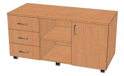 Mobile Service Cabinet with Closed Door, TCM-01