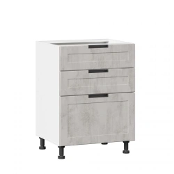 Kitchen Cabinet Front Set with 3 Drawers 600mm - Jamis LD.296830.000