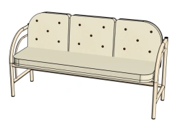 Leon Sofa, 3-Seater, Model NUM13