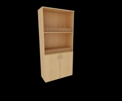Wide Magazine Storage Cabinet SHZh 02, Omega Brand
