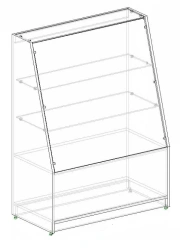 Medical Display Cabinet for Pharmaceuticals RL 07/10