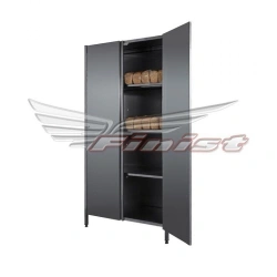 Bread Storage Cabinet with Stainless Steel Frame