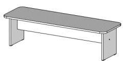 Changing Bench for Locker Rooms