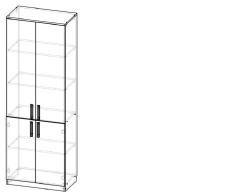 Book Cabinet for Documents and Books, Model SHK 3 ZTS
