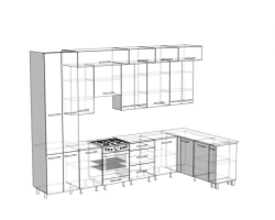 Edelwood Kitchen Furniture Set - Customizable Design