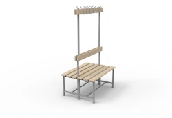 Two-Sided Bench with Hooks SVT-4/2