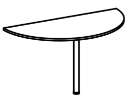 Rhythm Series 6048 Table Extension with Metal Support