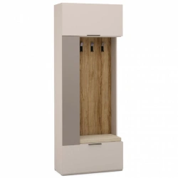 Right Section for Hallway "SOHO" HC7-02.DS/DV in Mocha Finish