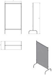 Space Partition Screen - Series Sh.1
