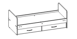 Bed with Pull-Out Drawers TV-BKVYA-5.19.01-01