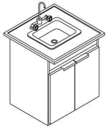Стол лабораторный моечный