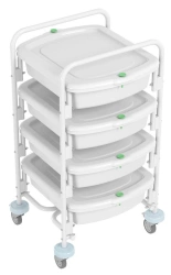 Endoscopic Container Trolley for Storage and Transport TKE-4-KRONT-1P