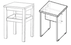 Wooden Stool for Seating RL 06/01