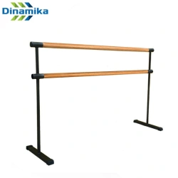 Mobile Two-Row Choreographic Rack with Pine/Beech/Oak Handrails