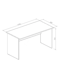 Paris Model Desk - Customizable Options Available