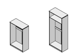 Wooden Office Wardrobe Set "On Top