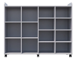 Mobile Wooden Shelf T.12 for Office and Home Use