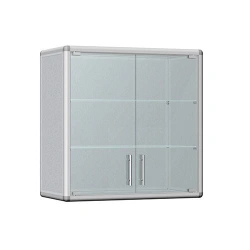Wall-Mounted Cabinet with Two Glass Doors Model LSHS-1