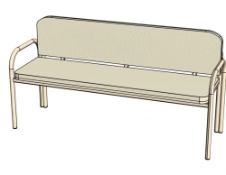 Preschool and School Sofa "Shkolnik" No. 2, 3-Seater/NUM10