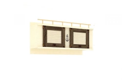Wall-Mounted Cabinet Kalipso LD.509050.000 (Dark Sonomo H/Strihlak)
