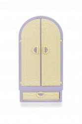 Spacious Doll Wardrobe "Little Princess" (Soft Pink)